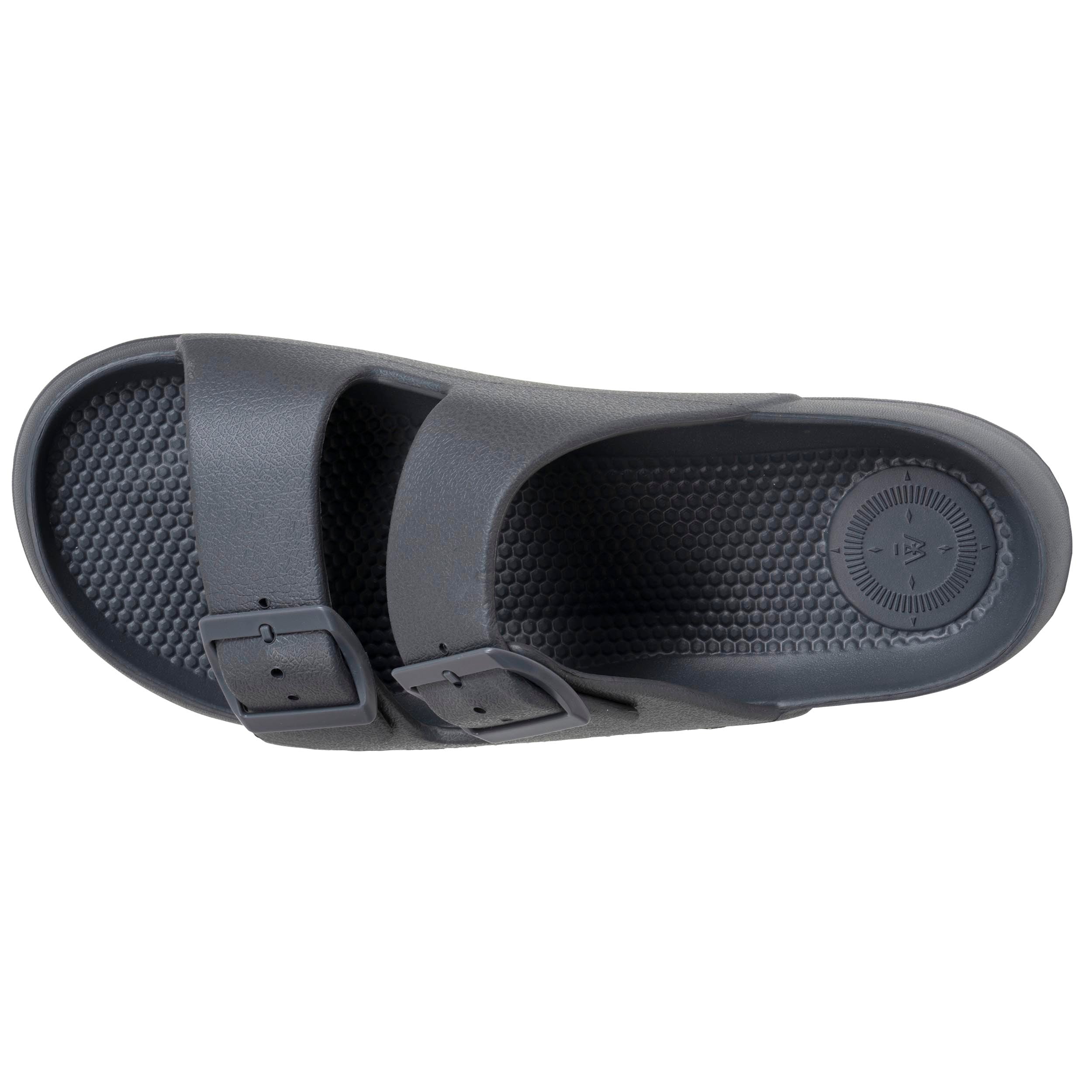 Mules Mules claquettes Homme ajustable Marine homme gris Isotoner Mules Mules claquettes Homme ajustable Marine homme gris Gris