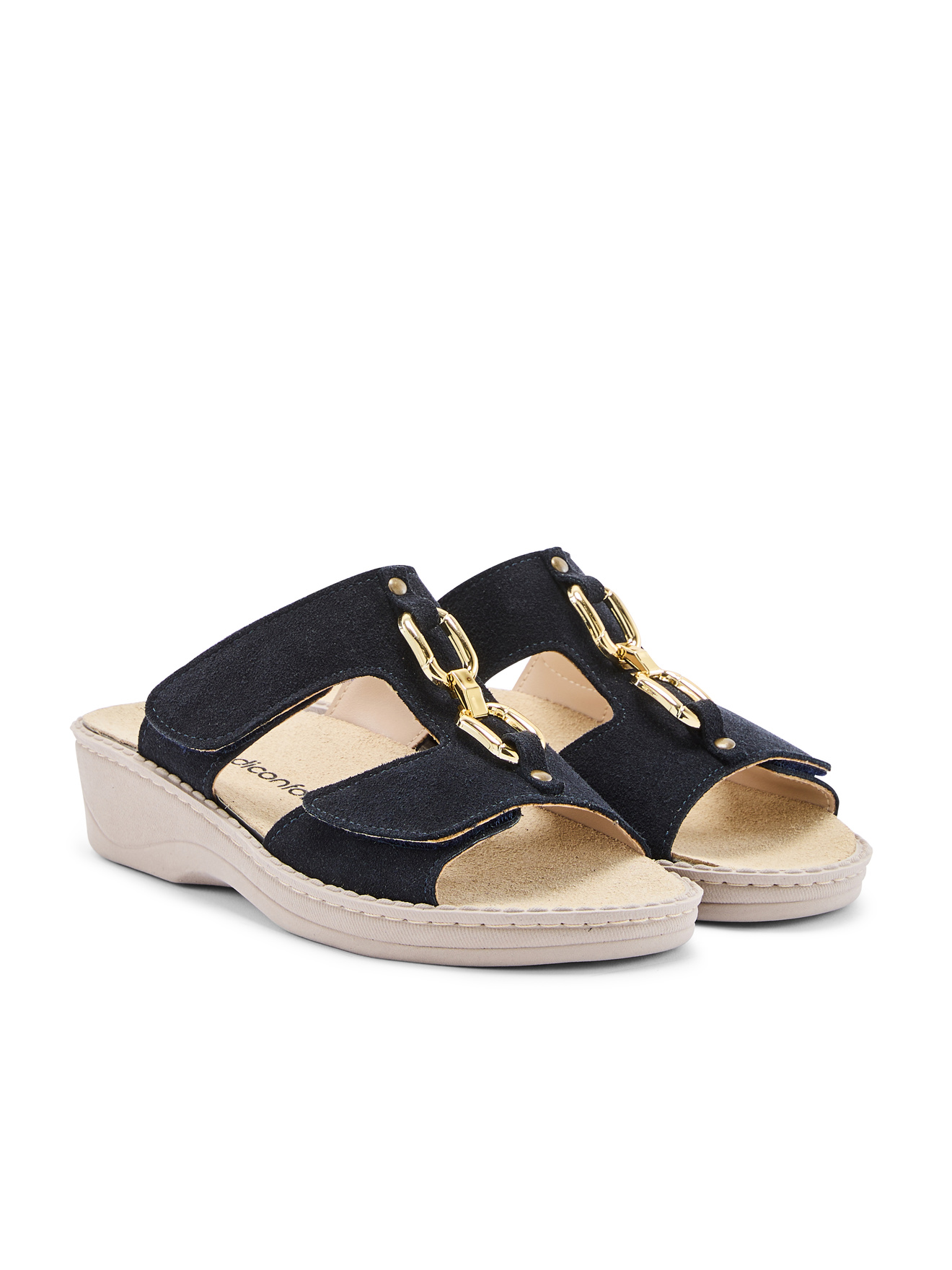 Mules MULES femme bleu Pediconfort Mules MULES femme bleu Bleu marine