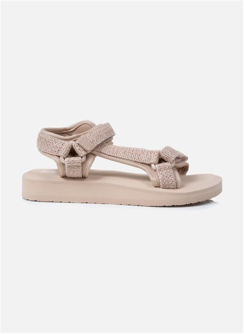 Isotoner Sandales Sandales Femme Sport à talon Noir femme beige