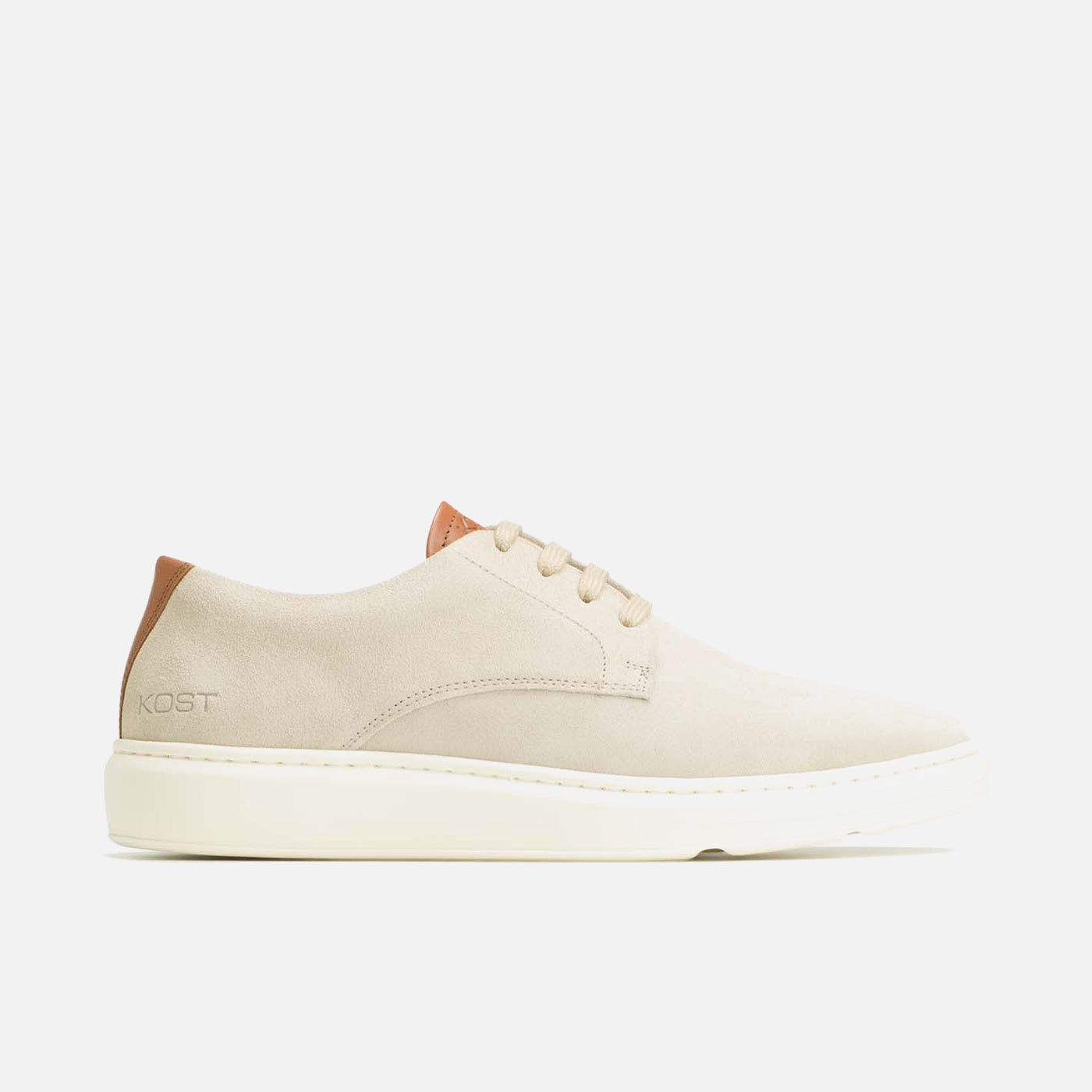 Baskets basses BASKET DREAM BEIGE+COGNAC homme beige Kost Baskets basses BASKET DREAM BEIGE+COGNAC homme beige Beige