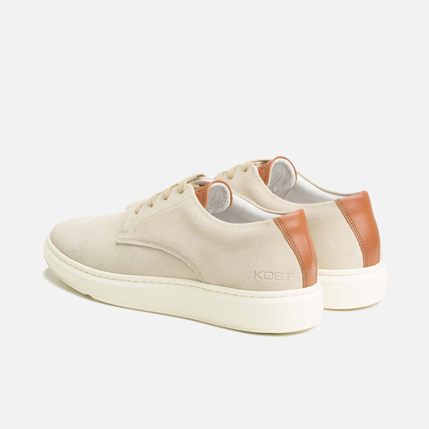 Baskets basses BASKET DREAM BEIGE+COGNAC homme beige Kost Baskets basses BASKET DREAM BEIGE+COGNAC homme beige Beige