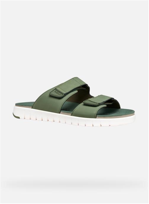 Geox Mules U FLEXTRIDE S homme vert