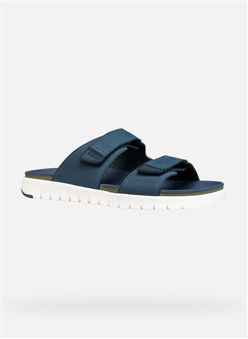 Geox Mules U FLEXTRIDE S homme bleu
