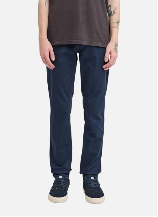 Element Pantalons droits Slim Chino Twill homme bleu