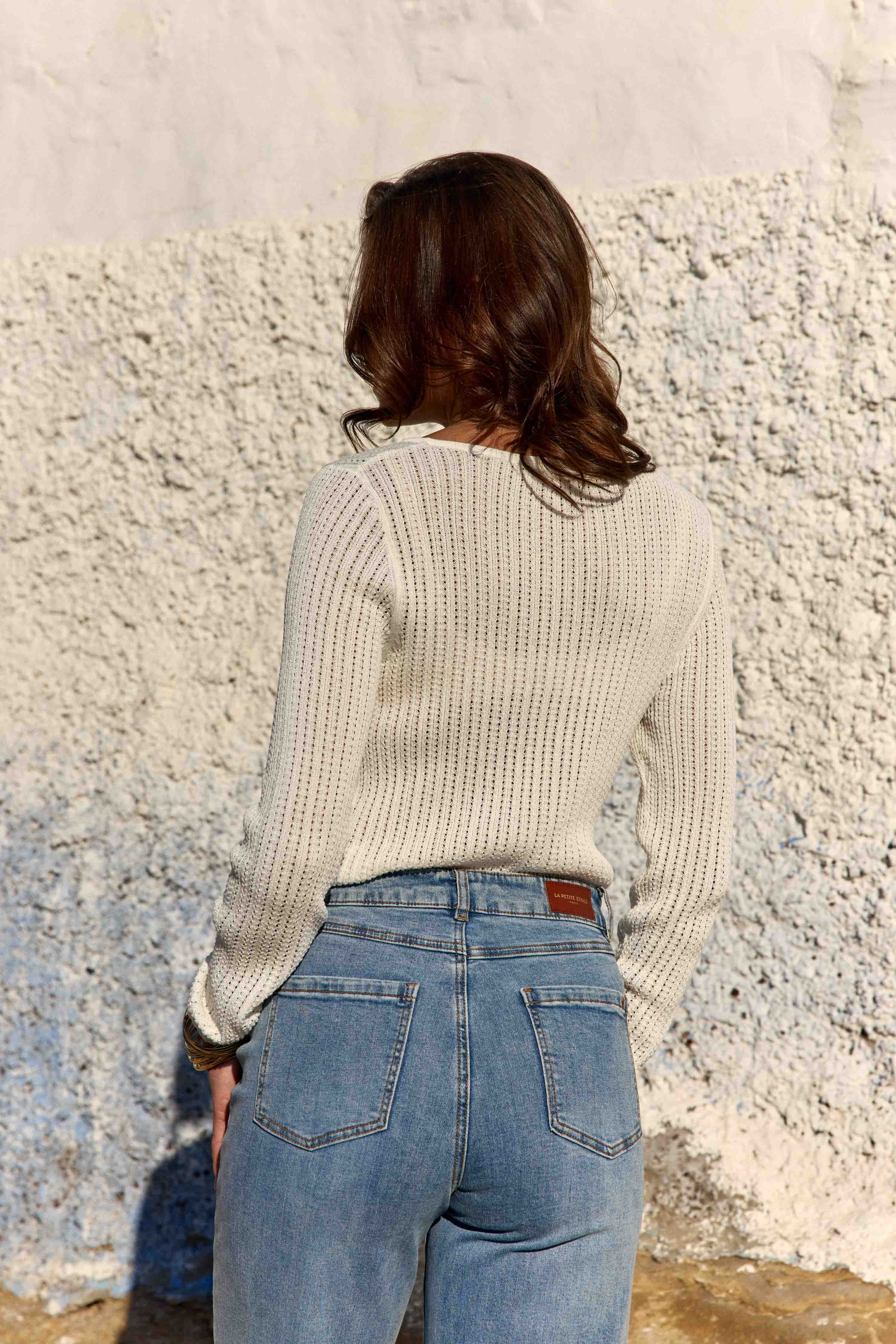 Pulls Pull - MALTA - 11-ecru femme beige La Petite Etoile Pulls Pull - MALTA - 11-ecru femme beige Ecru
