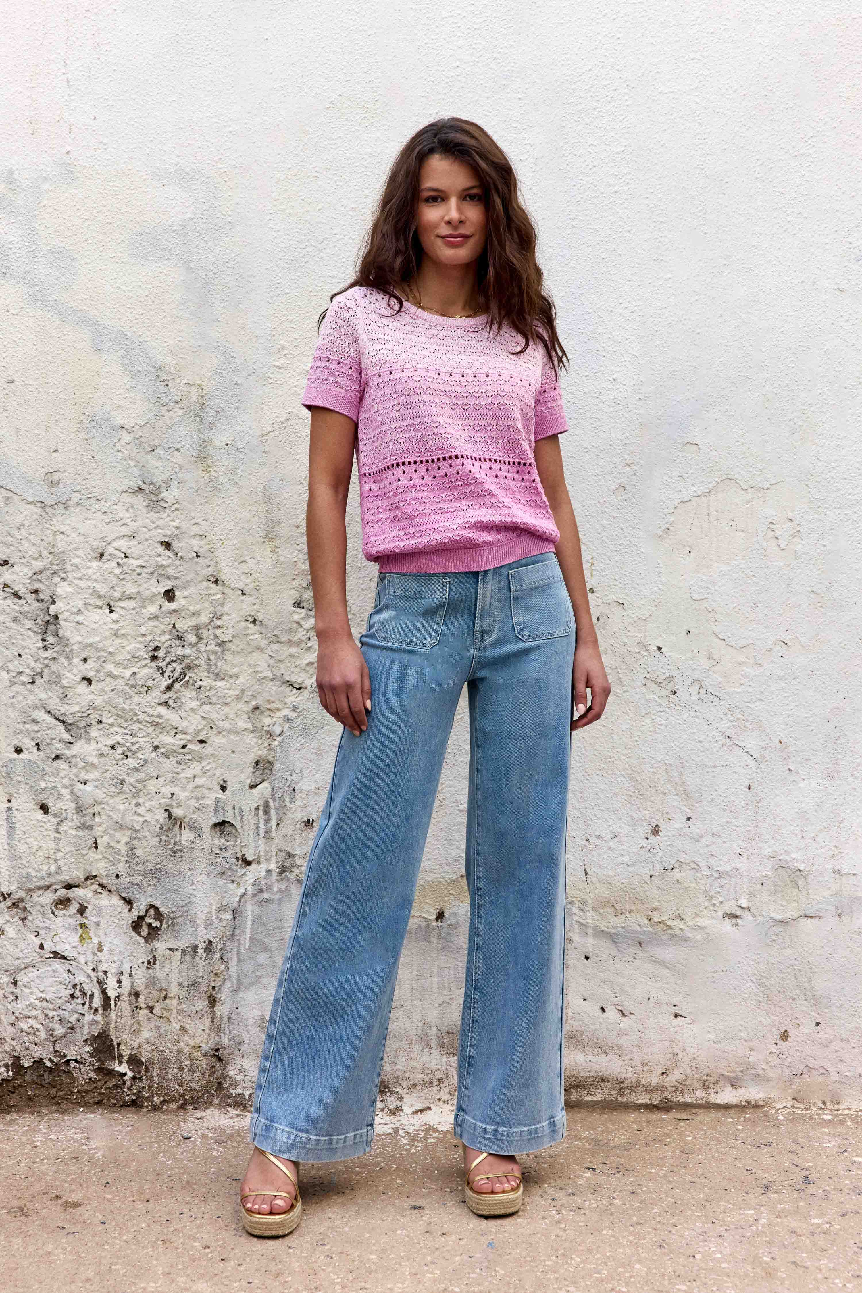 La Petite Etoile Pulls rose | Sarenza France