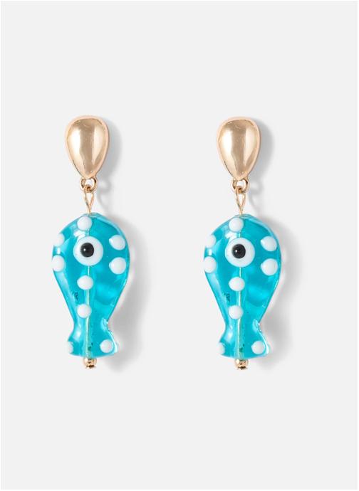 Balaboosté Boucles d'oreilles femme bleu