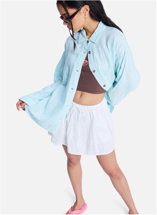 Roxy Chemises Morning Shine Stripe femme bleu