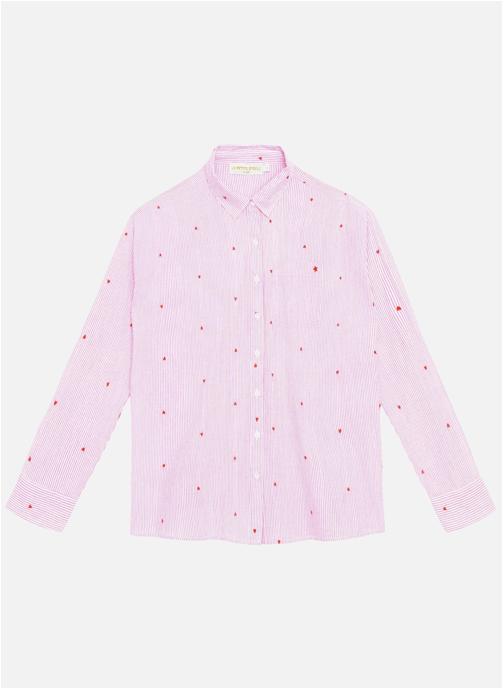 La Petite Etoile Chemises Chemise - CORALINE - 40-ecru/Rose femme rose