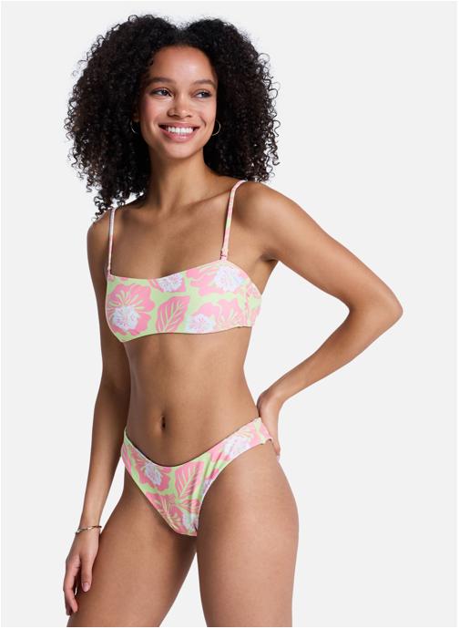 Roxy Hauts de maillot balconnet Hibiscus Hype RV Bandeau femme rose
