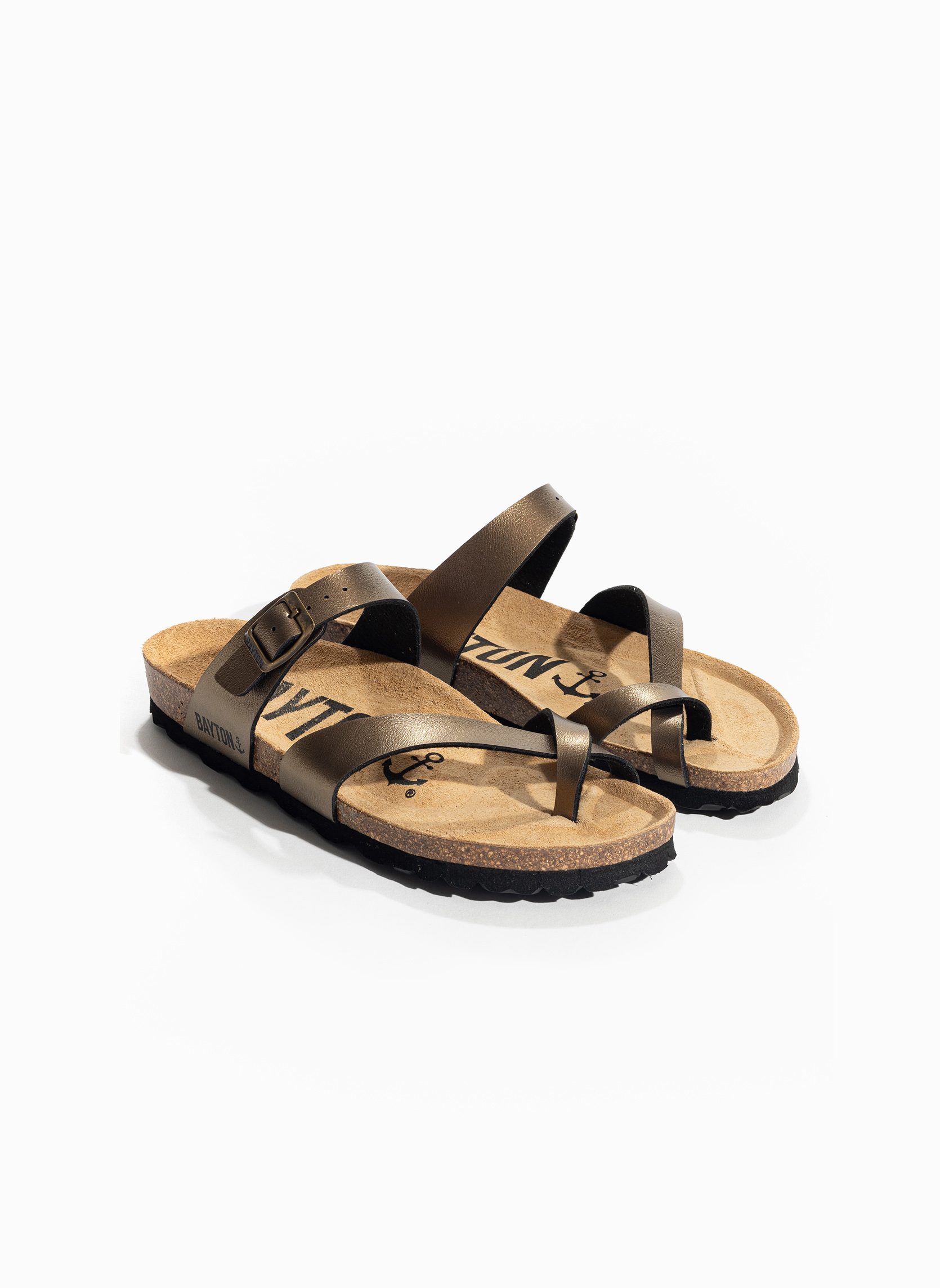 Sandales DIANE femme or et bronze Bayton Sandales DIANE femme or et bronze Or