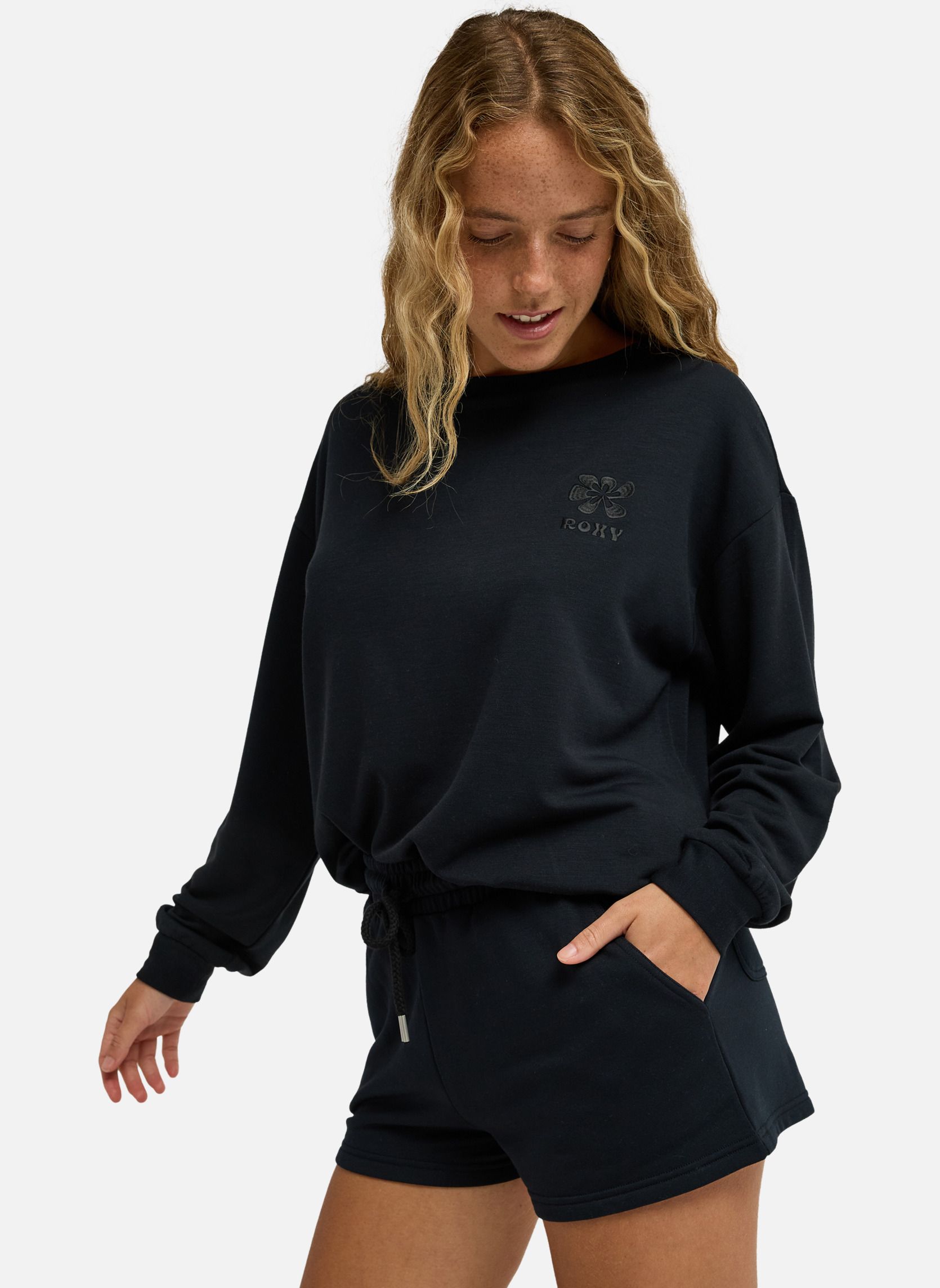 Shorts Surfing By Moonlight femme bleu Roxy Shorts Surfing By Moonlight femme bleu Bleu marine
