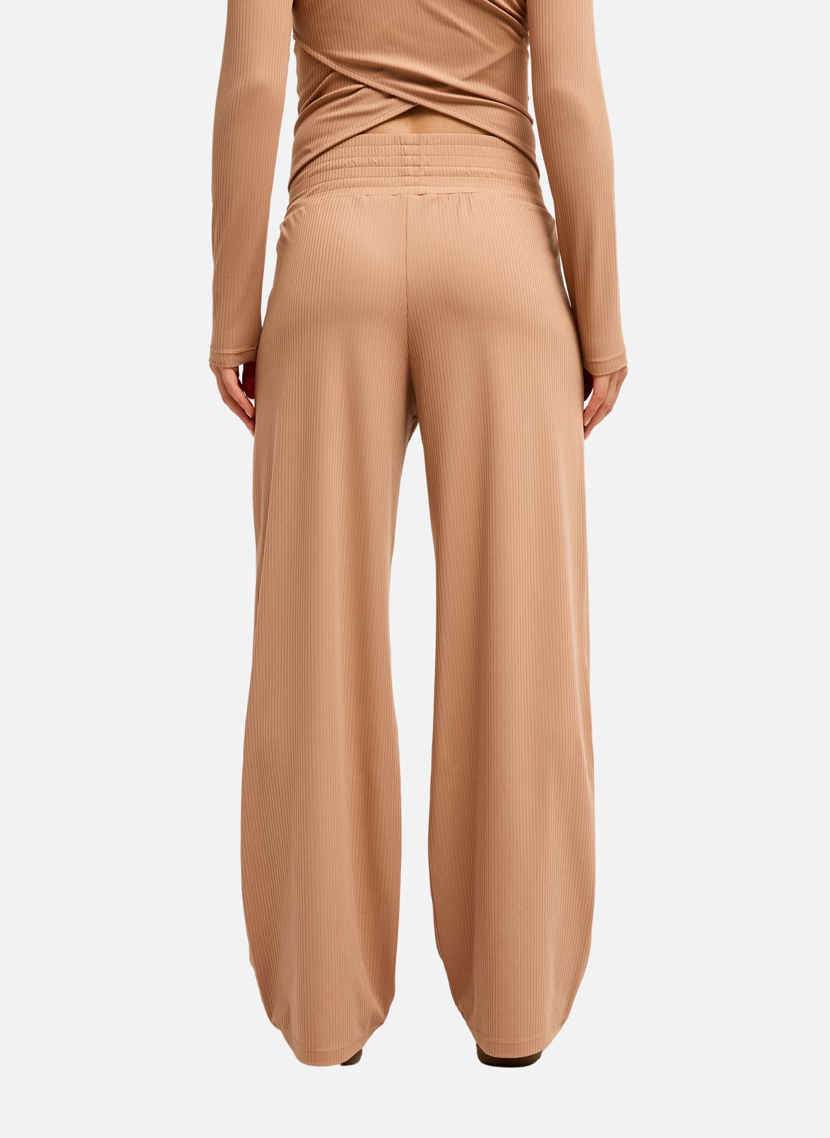 Pantalons droit Rise & Vibe femme marron Roxy Pantalons droit Rise & Vibe femme marron Marron