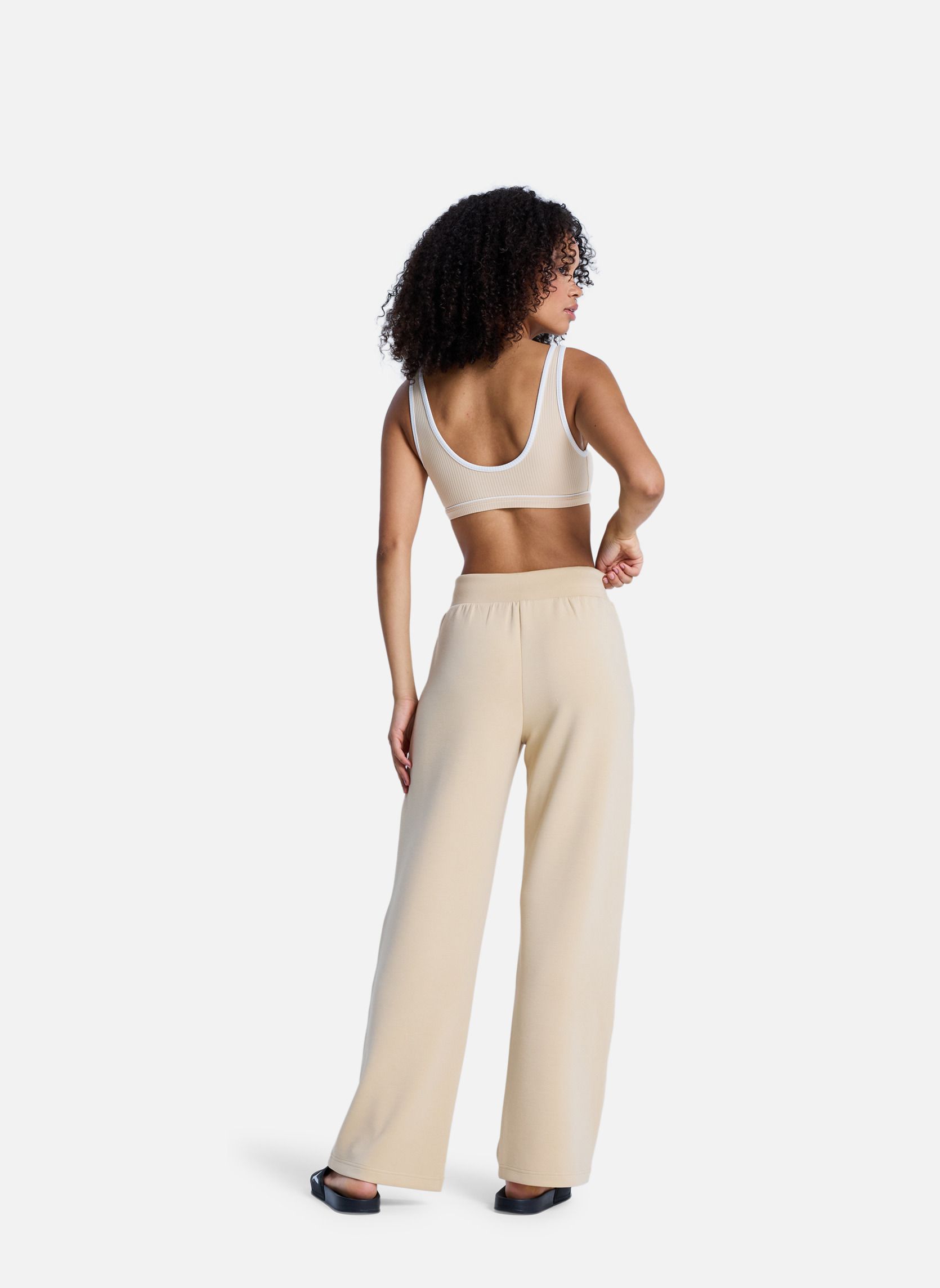 Pantalons droit Rise & Vibe femme beige Roxy Pantalons droit Rise & Vibe femme beige Beige