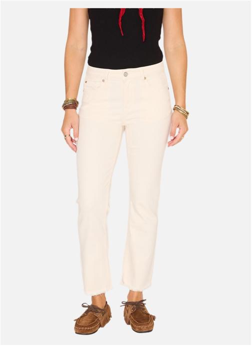 MKT Studio Jeans droit Jean The Sophia Sunset Drill Natural femme beige