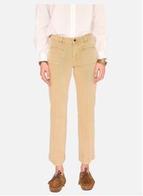 Jeans droit Jean The Bonnie Pacific Drill Beige femme beige MKT Studio Jeans droit Jean The Bonnie Pacific Drill Beige femme beige Beige