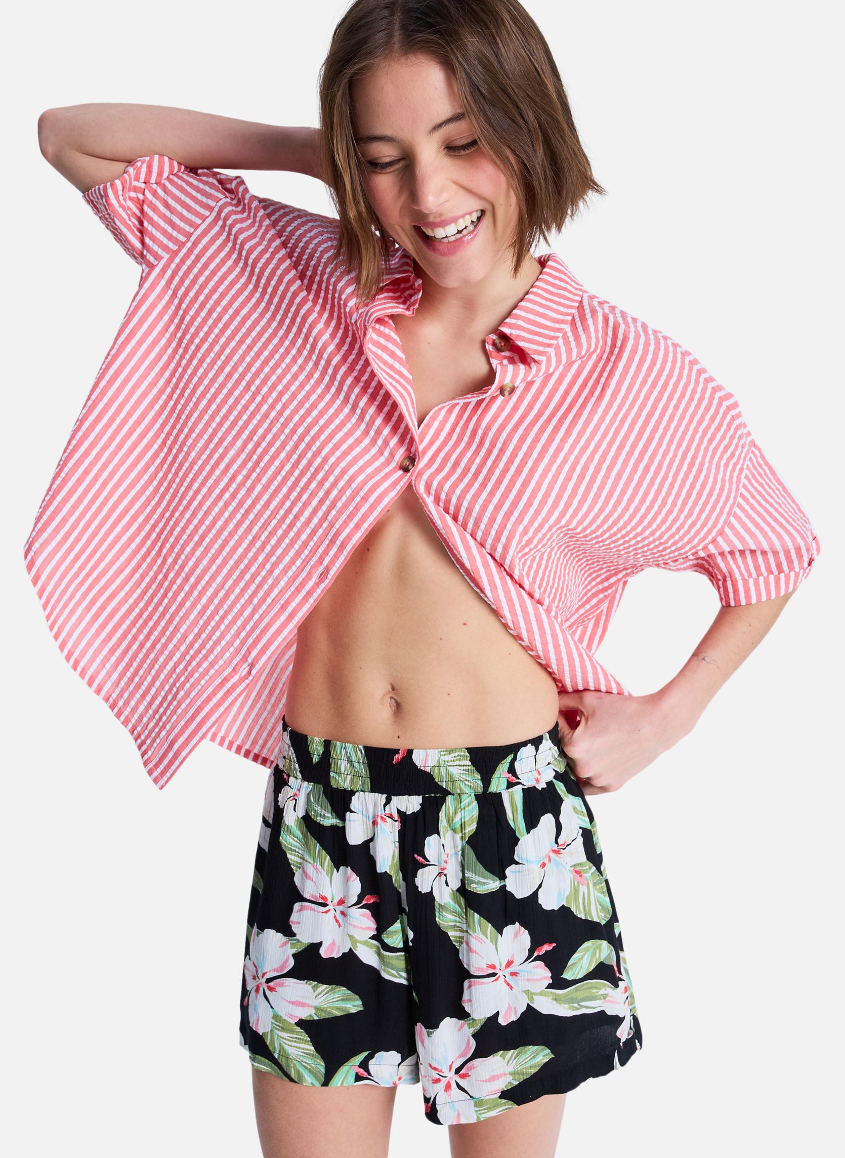 Shorts Lekeitio Bay Printed femme noir Roxy Shorts Lekeitio Bay Printed femme noir Noir