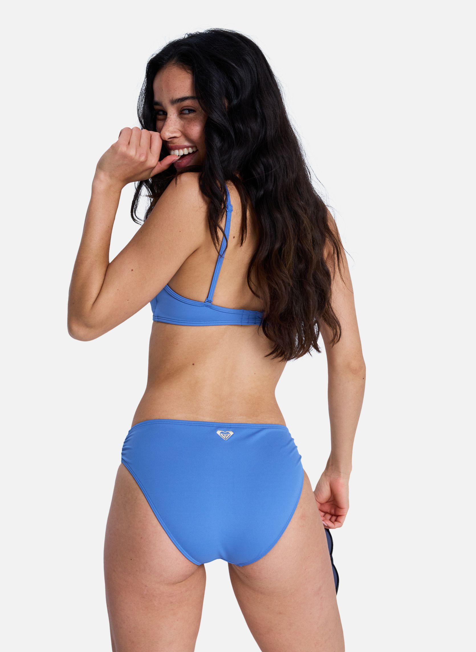 Bas de maillot culotte Solid Essentials Hipster femme bleu Roxy Bas de maillot culotte Solid Essentials Hipster femme bleu Bleu