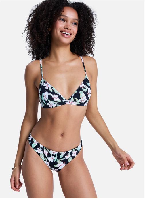 Roxy Bas de maillot culotte Printed Essentials Cheeky femme noir