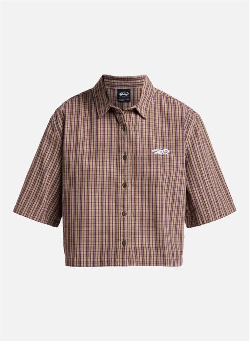 Quiksilver Chemises Brickens femme bordeaux
