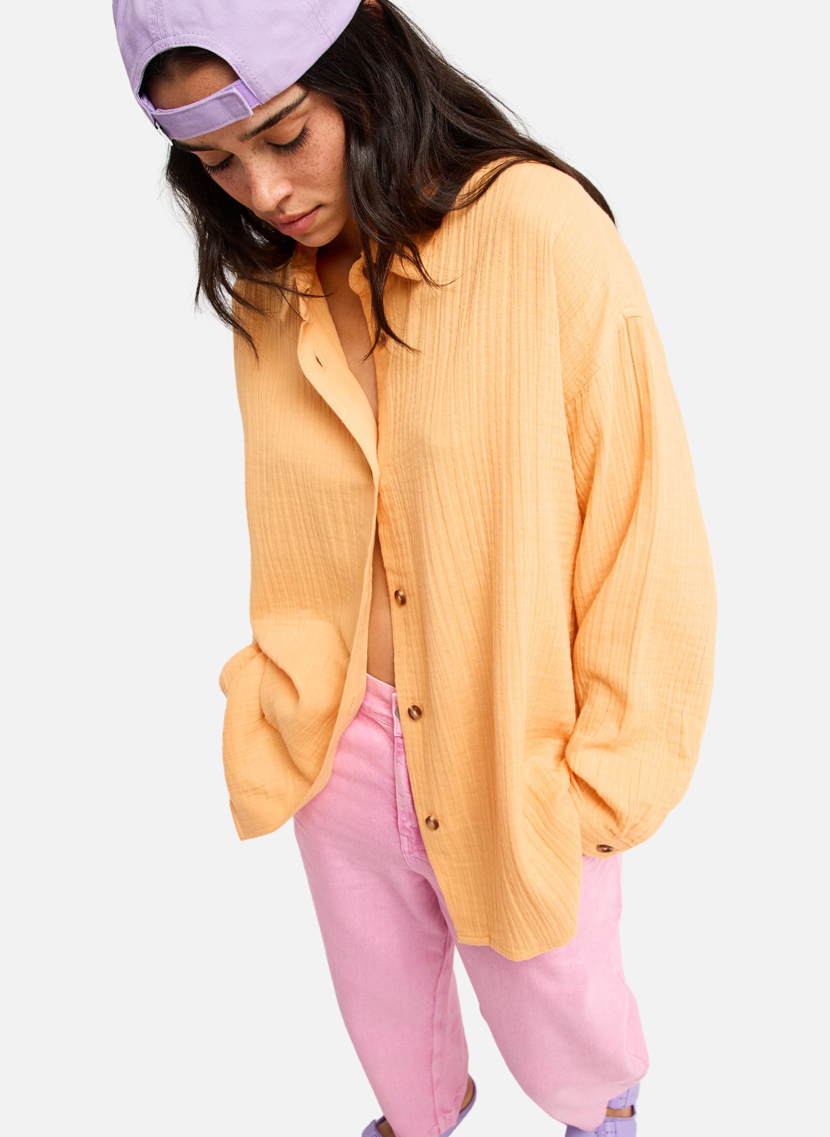 Chemises Morning Shine femme orange Roxy Chemises Morning Shine femme orange Orange
