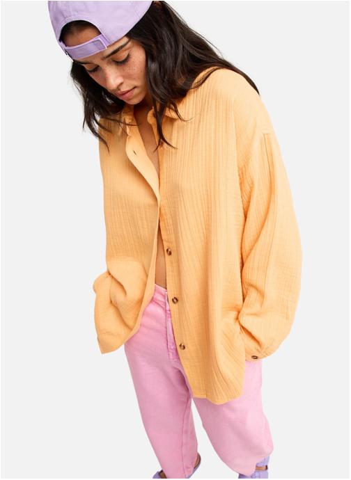 Roxy Chemises Morning Shine femme orange