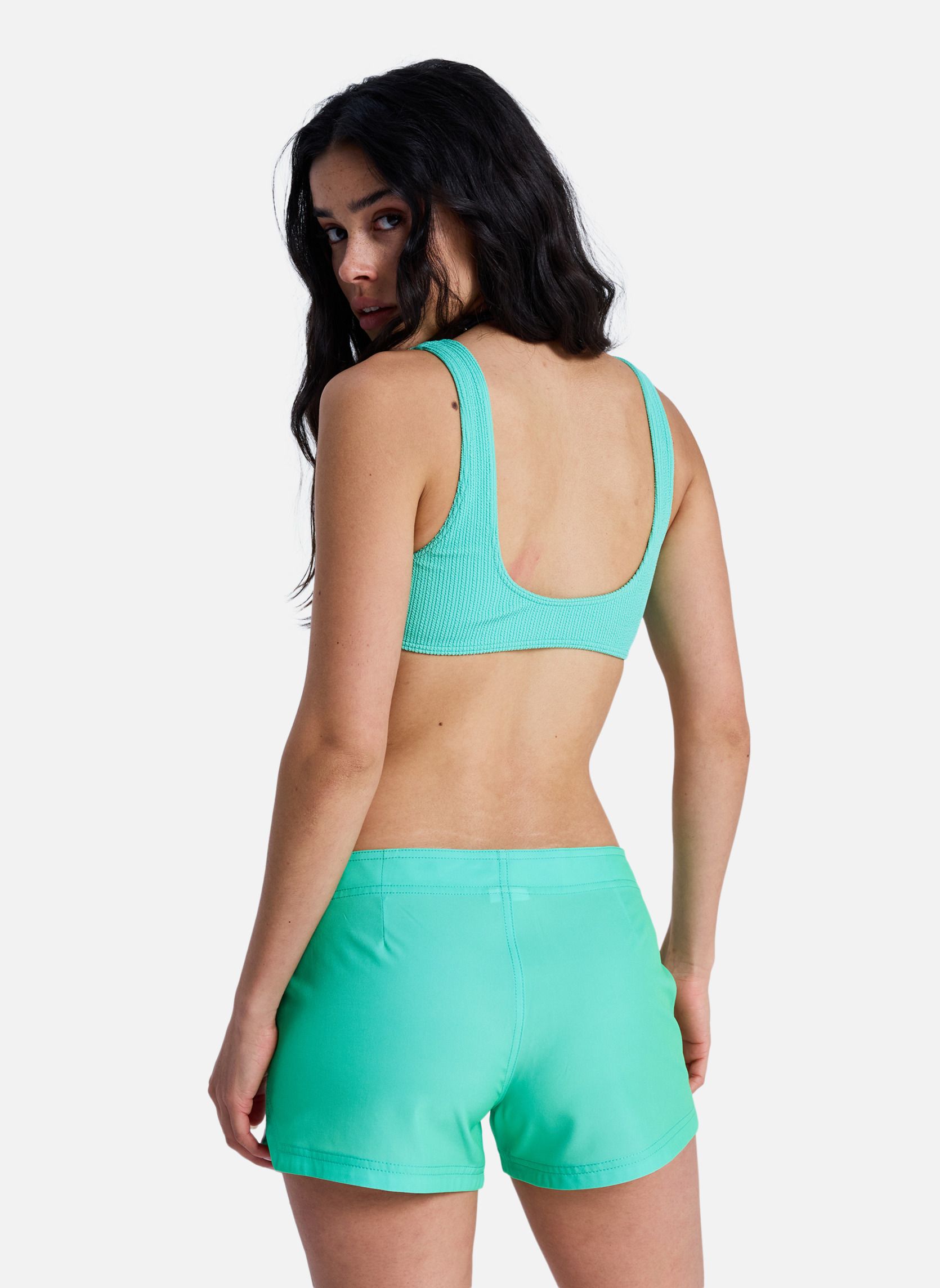 Bas de maillot shorty To Dye For 3 femme vert Roxy Bas de maillot shorty To Dye For 3 femme vert Vert