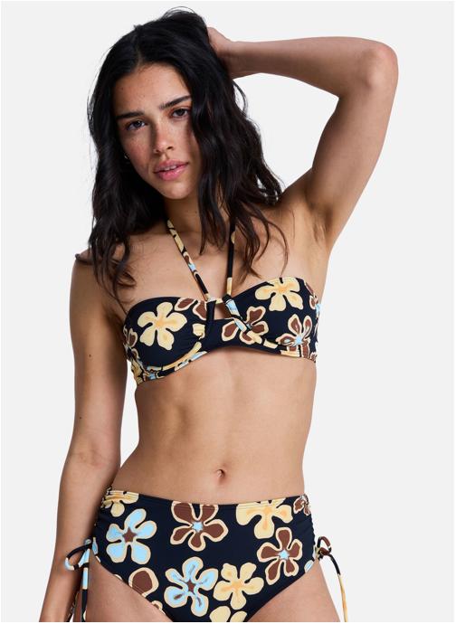 Roxy Hauts de maillot balconnet Nostalgic Feel UW Bra Bandeau femme noir