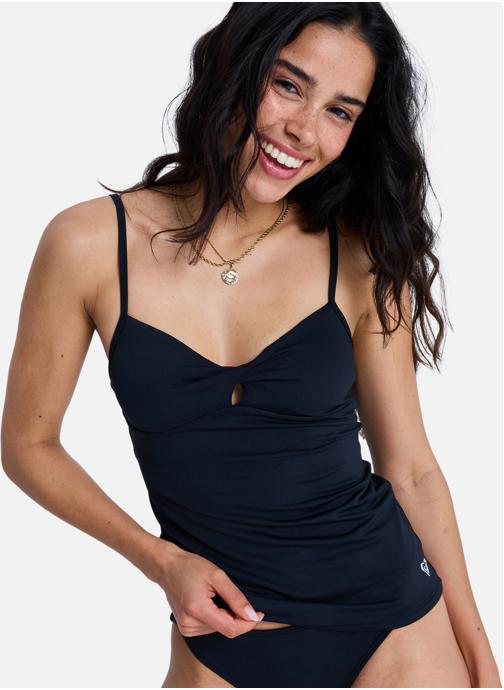 Roxy Hauts de maillot balconnet Solid Essentials Tankini femme noir