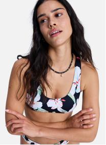 Hauts de maillot balconnet Printed Essentials Athletic Bra femme noir Roxy Hauts de maillot balconnet Printed Essentials Athletic Bra femme noir Noir