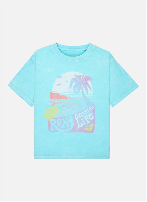 Roxy Tee-shirts Eveoversize Washed fille bleu