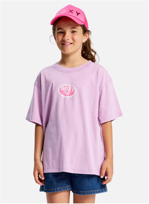 Roxy Tee-shirts Eveoversize Washed fille violet