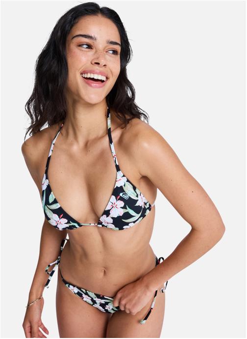 Roxy Hauts de maillot triangle Printed Essentials Tiki Tri femme noir
