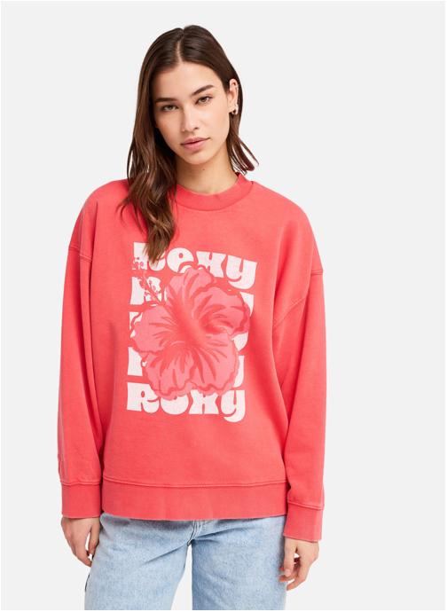 Roxy Sweats à capuche Lineup Terry femme rouge