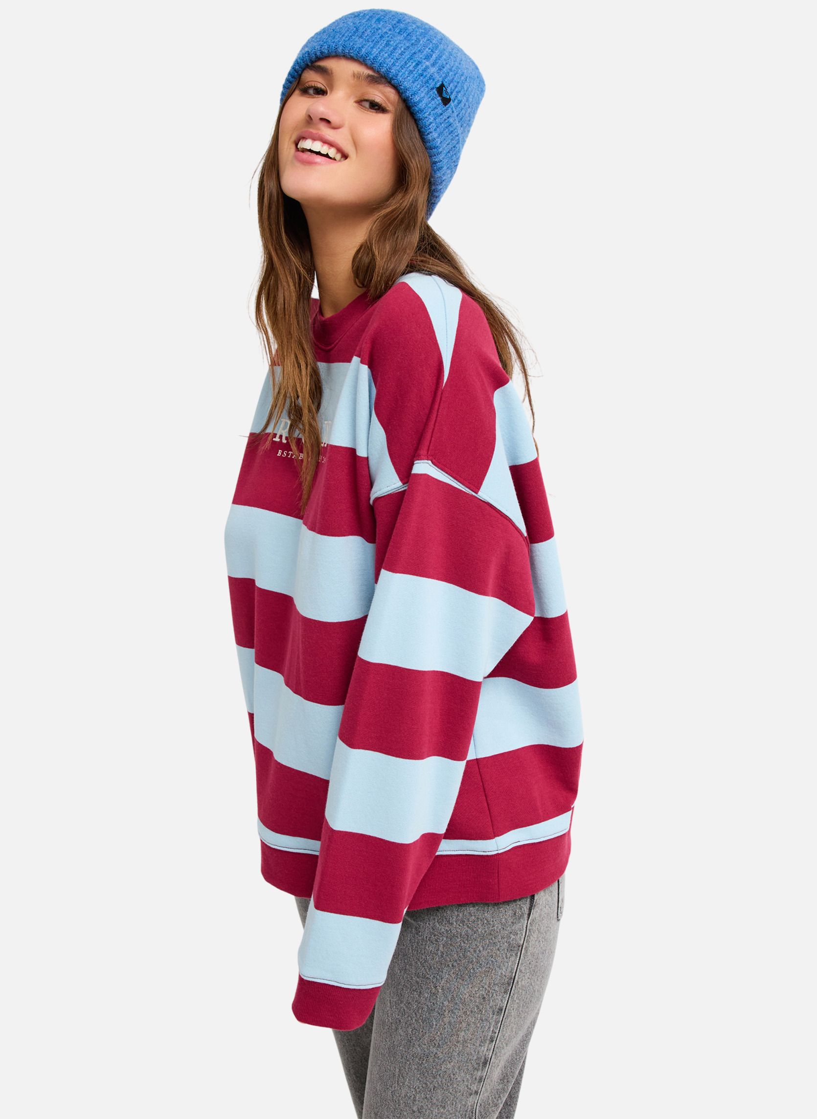 Sweats à capuche Strictly Stripes femme bleu Roxy Sweats à capuche Strictly Stripes femme bleu Bleu