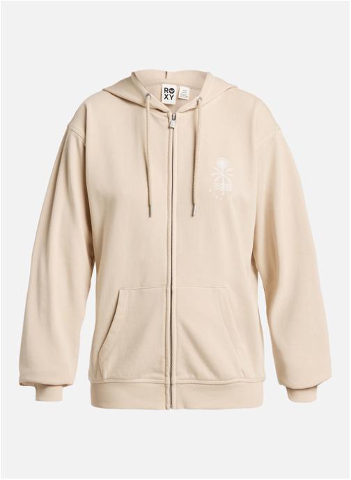 Roxy Sweats à capuche Surf Stoked Zip Terry femme beige