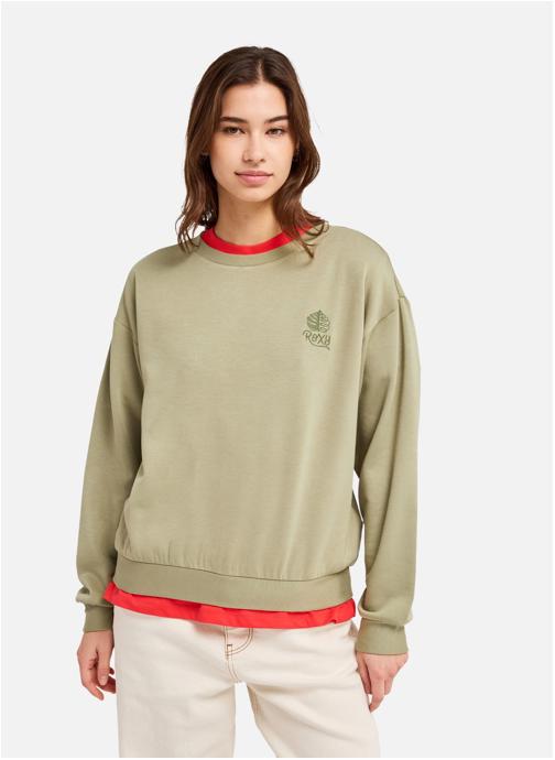 Roxy Sweats à capuche Surfing By Moonlight femme vert