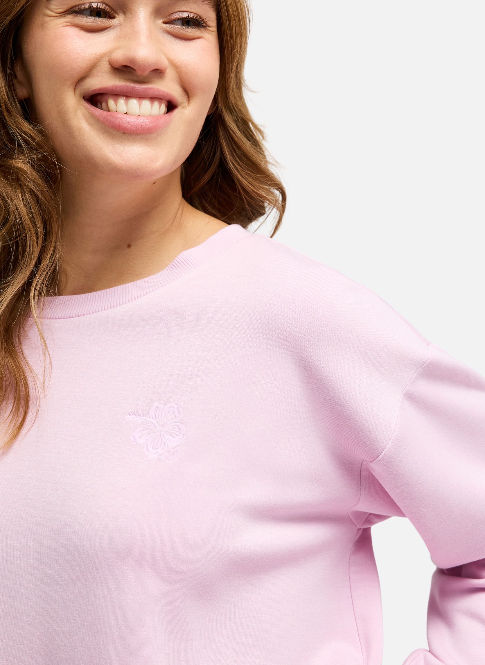 Sweats à capuche Surfing By Moonlight femme rose Roxy Sweats à capuche Surfing By Moonlight femme rose Rose