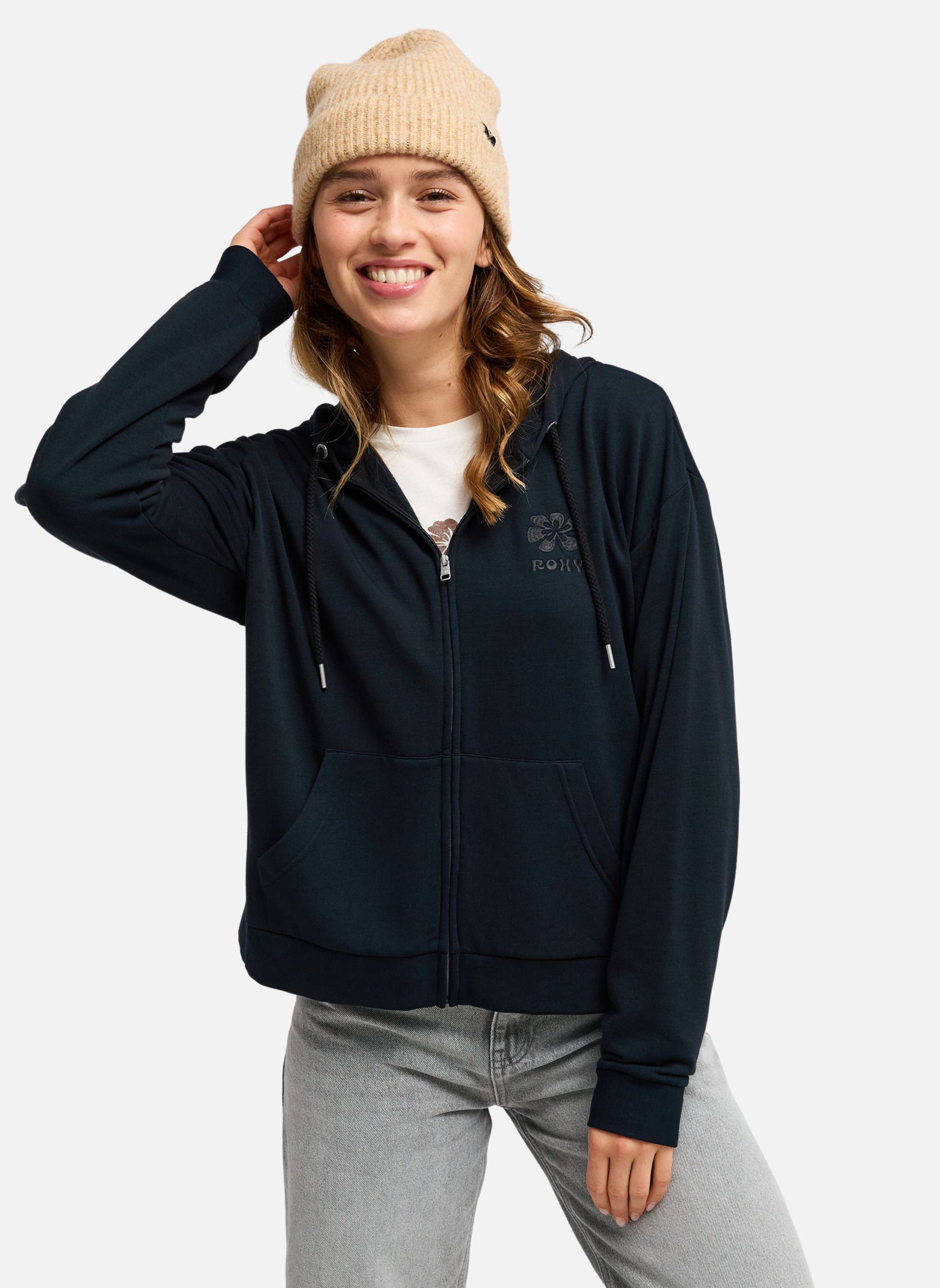 Sweats à capuche Surfing By Daylight femme noir Roxy Sweats à capuche Surfing By Daylight femme noir Noir