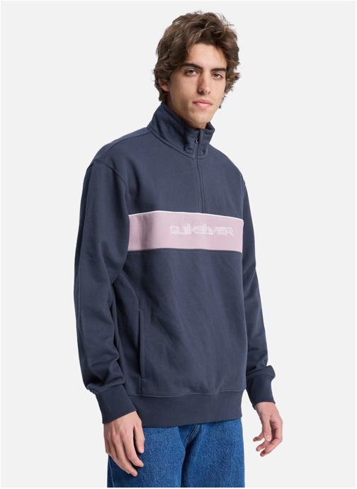 Quiksilver Vestes polaires 1/4 Zip homme gris