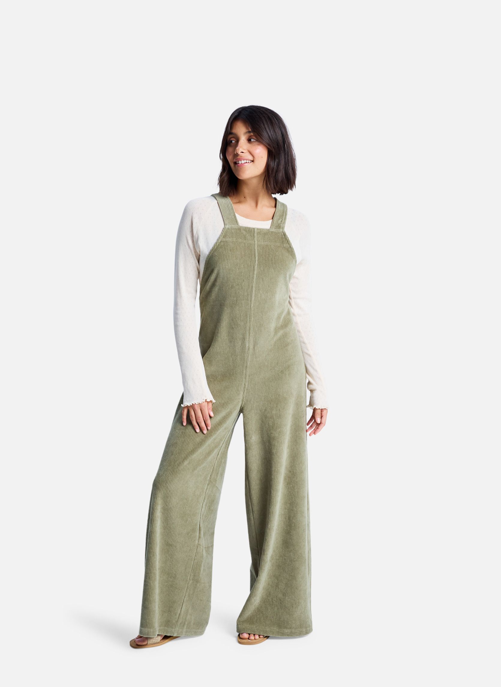 Salopettes Best Daze femme vert Roxy Salopettes Best Daze femme vert Vert