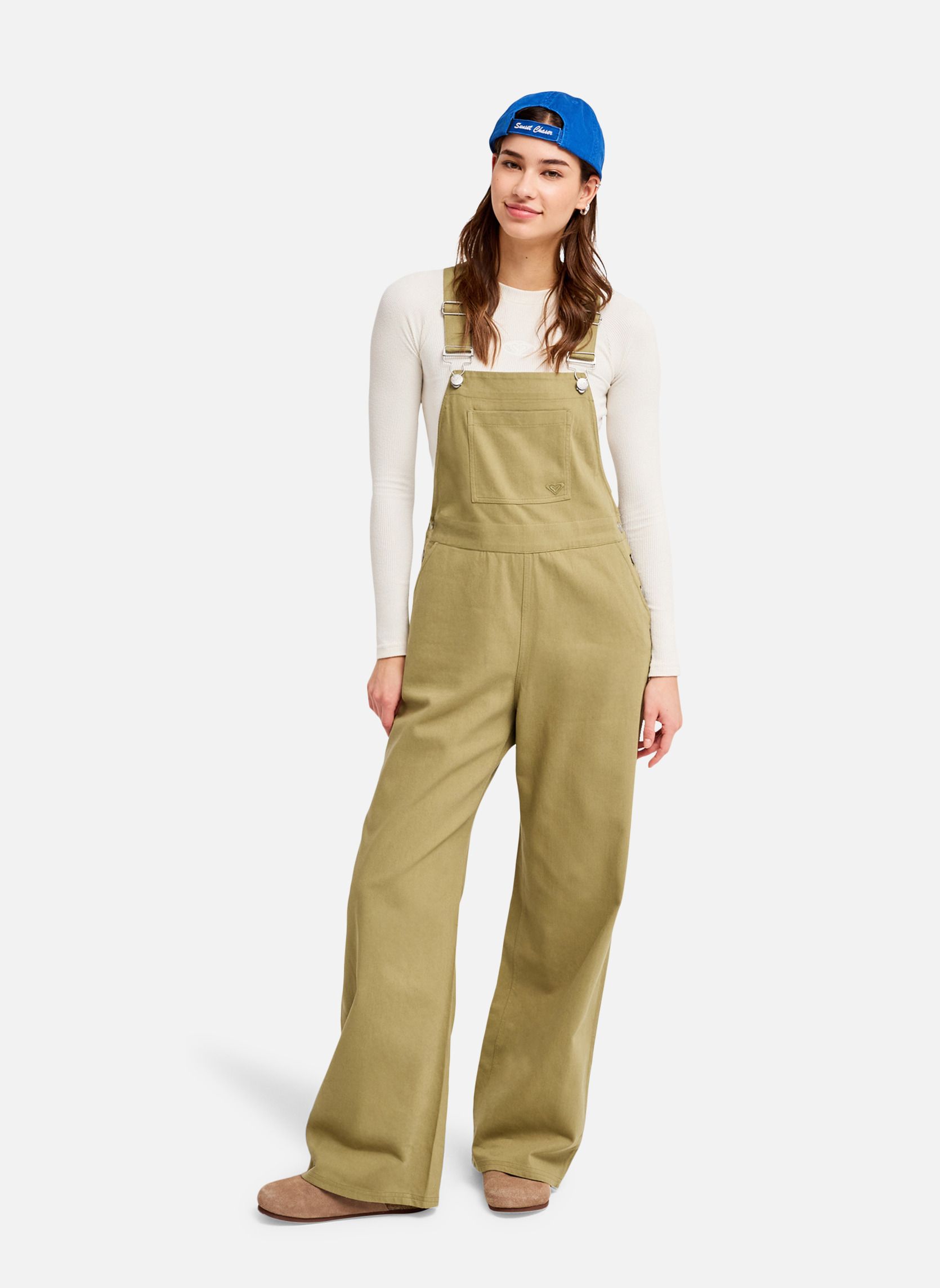 Salopettes Trail Blazer Twill femme vert Roxy Salopettes Trail Blazer Twill femme vert Vert