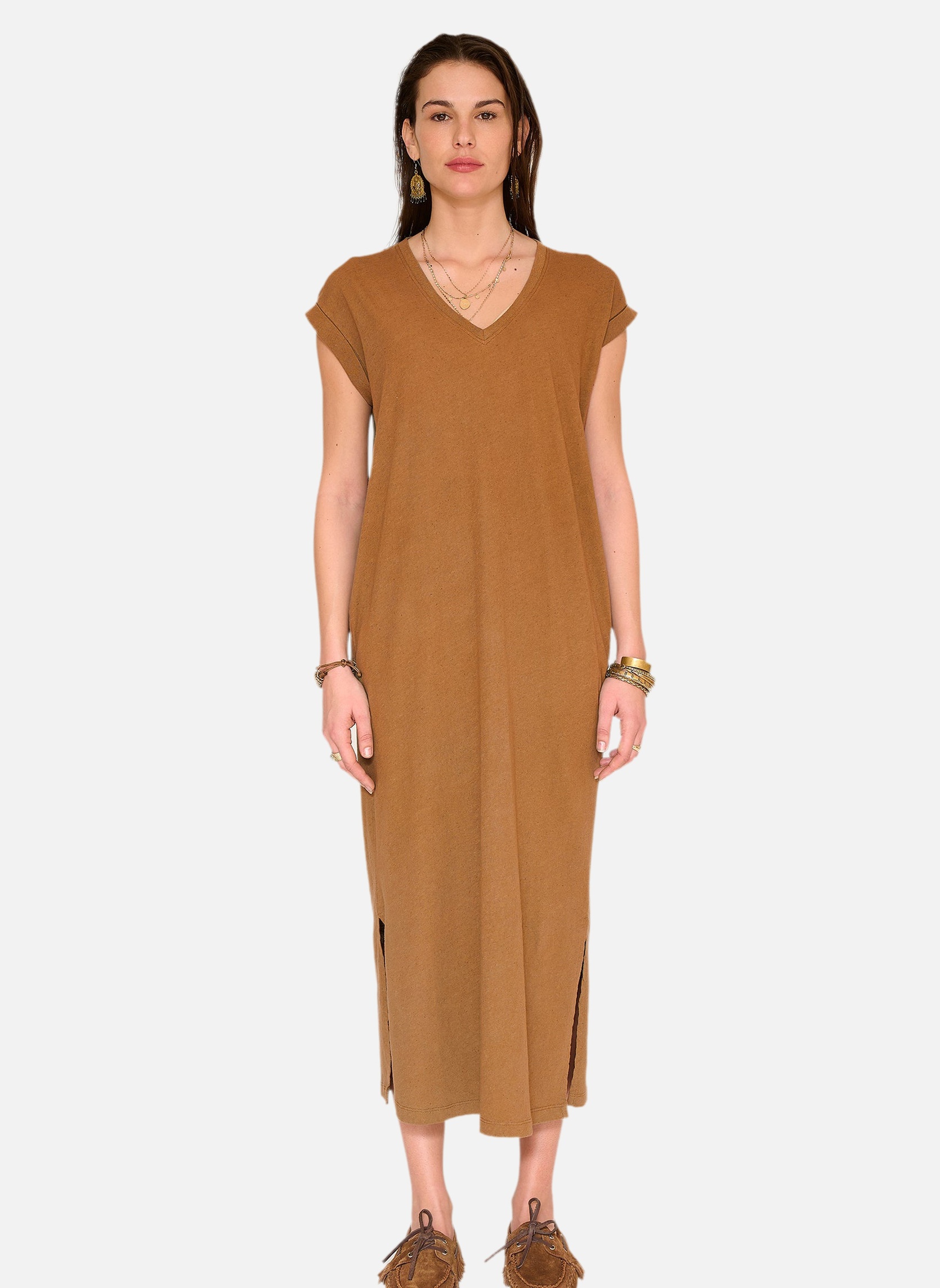 MKT Studio Robes Robe Roksa Black femme marron | Sarenza France
