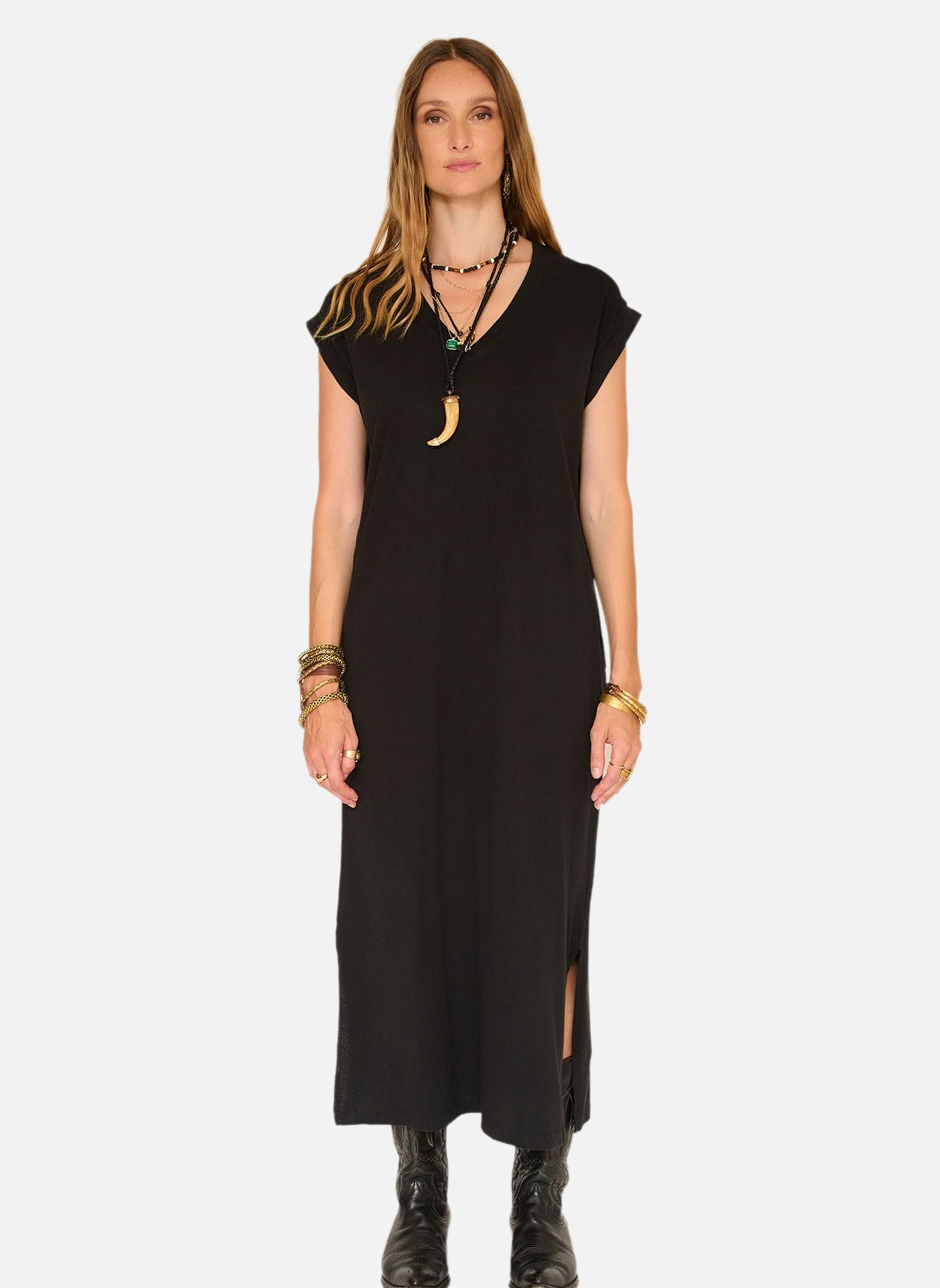 MKT Studio Robes Robe Roksa Black femme noir | Sarenza France