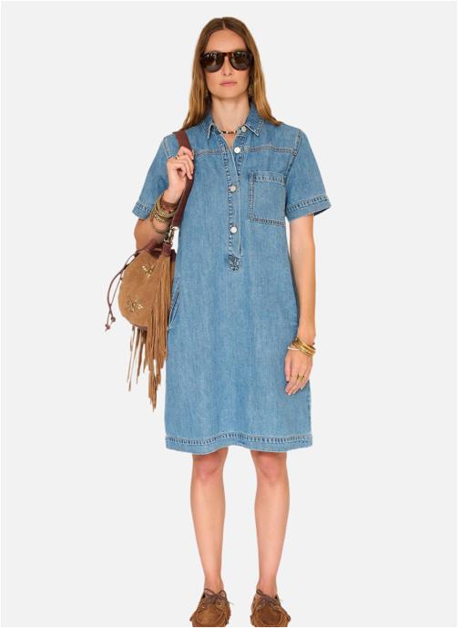 MKT Studio Robes Robe Rosalie Shibuya Blue Midwest Wash femme bleu