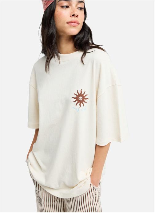 Roxy Tee-shirts My Boyfriend femme beige