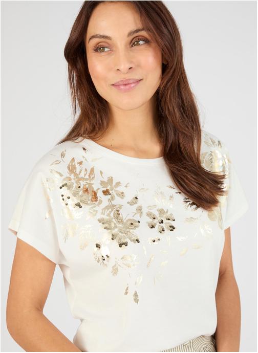 Damart Tee-shirts 84535 femme blanc