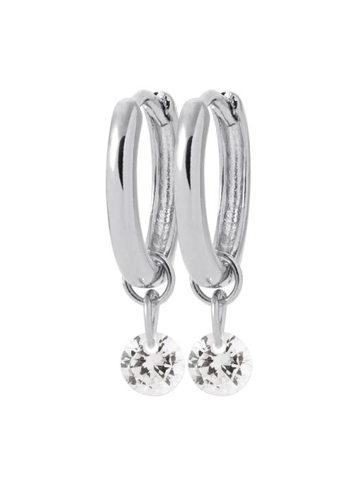 Brillaxis Boucles d'oreilles femme argent