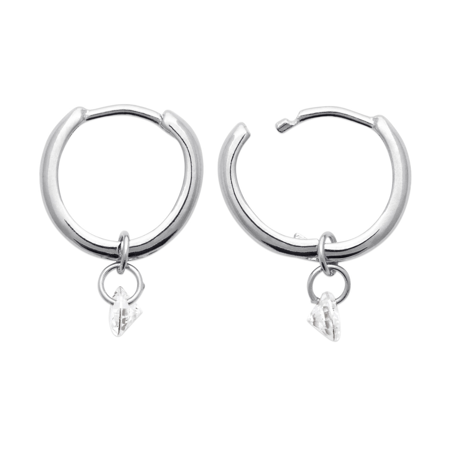Boucles d'oreilles femme argent Brillaxis Boucles d'oreilles femme argent Argent