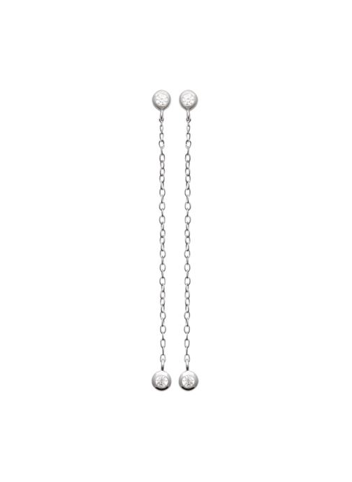 Brillaxis Boucles d'oreilles femme argent